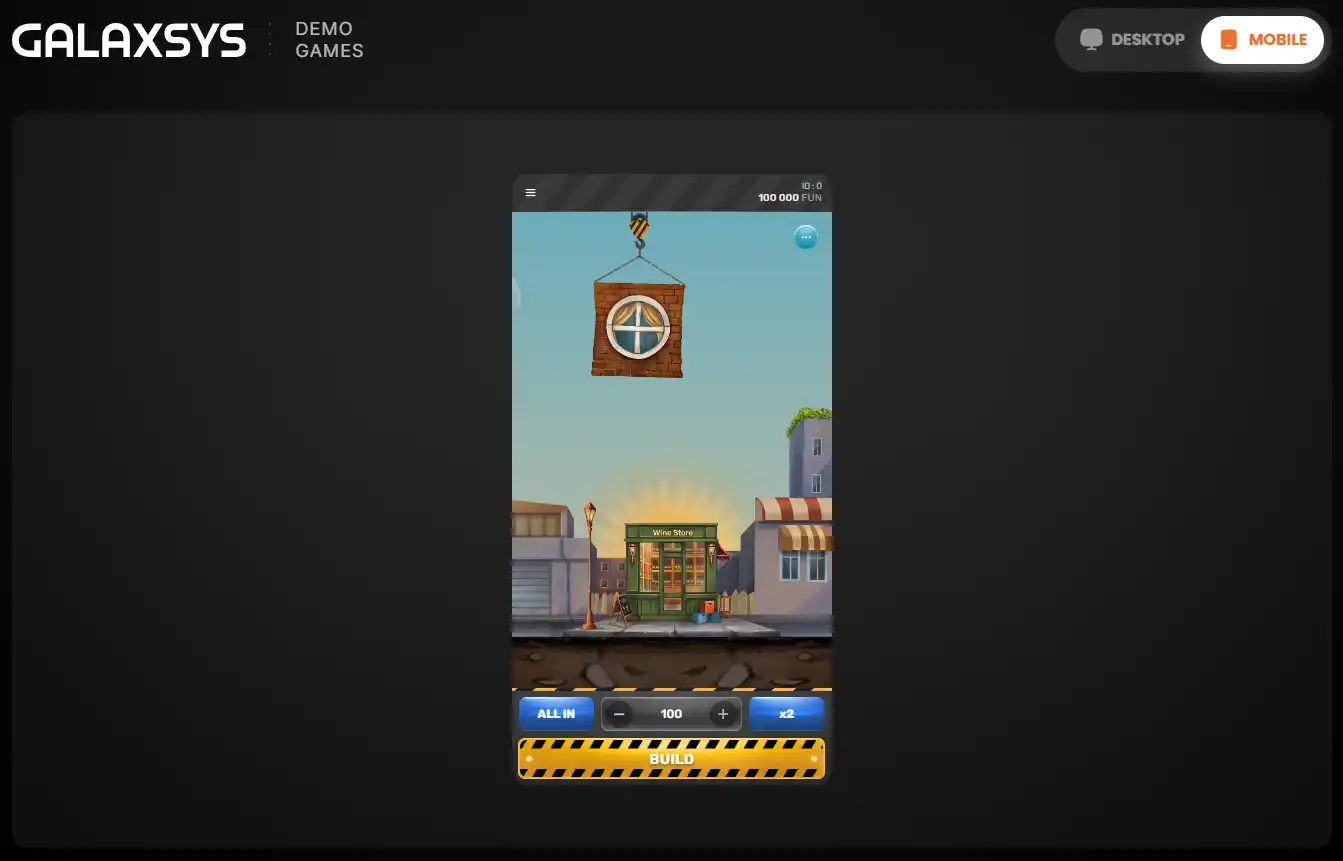 Oficjalny mobilny interfejs Tower Rush od Galaxsys